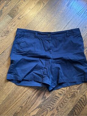 LOFT Navy Flat-Front Women’s Shorts